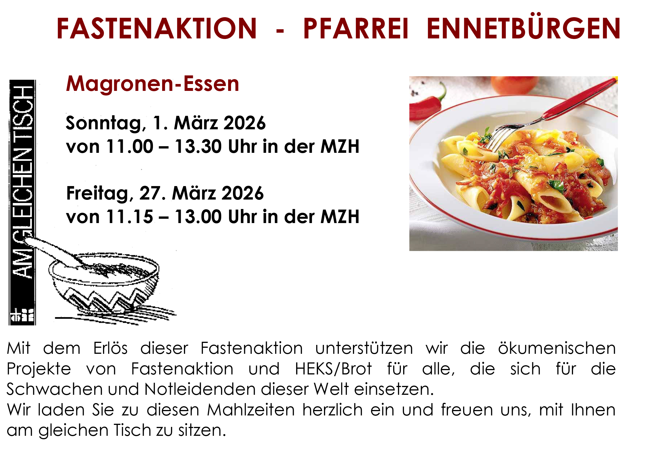 FASTENAKTION Flyer 2026