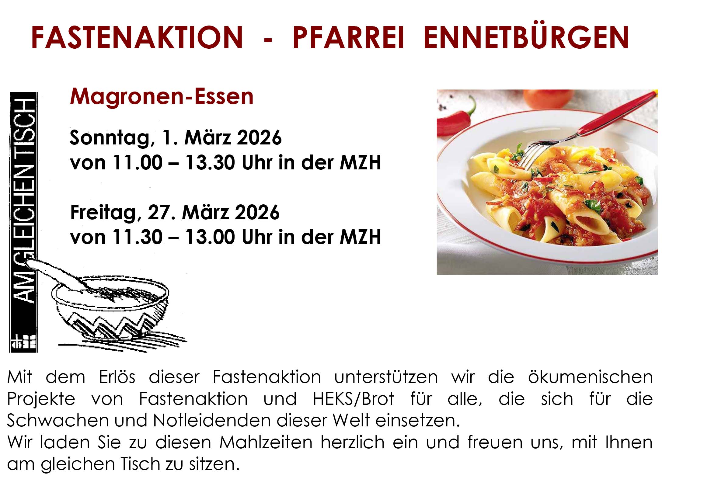 FASTENAKTION Flyer 2026 Homepage