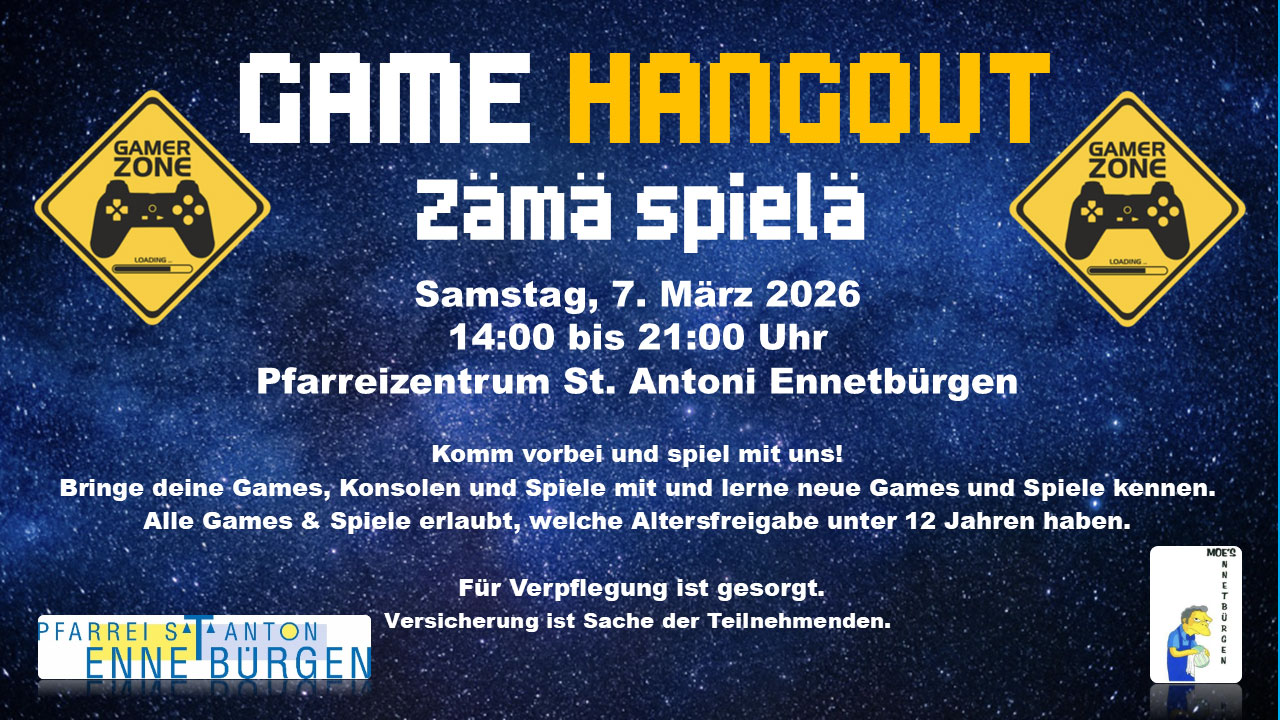 Flyer Game Hangout 07.03