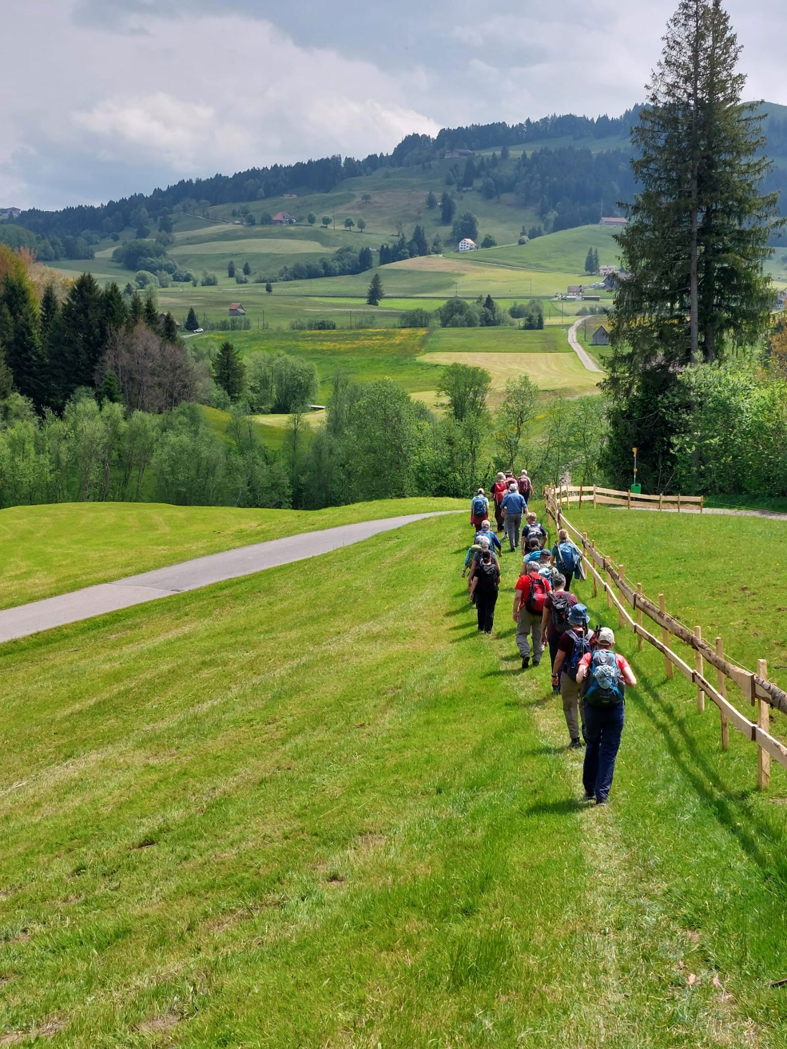 Impressionen von der spirituellen Wanderung von Alosen nach Einsiedeln
